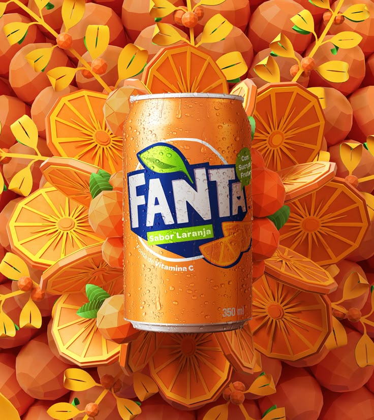 Fanta Laranja - Lata 350ml